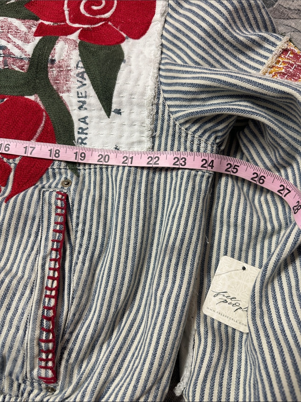 Free People We The Free Novelty Birdie Jacket $298! NEW - Picture 5 of 5